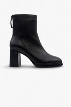 Load image into Gallery viewer, Regarde Le Ciel | 6.5cm Block Heel Ankle Boots in Black with Side Zip | Analisa 02