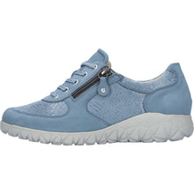 Load image into Gallery viewer, Waldlaufer Low Wedge Shoe Denim Blue H89001-227-263