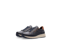 Load image into Gallery viewer, Ara Navy Wide Trainers Osaka 12.24801.82