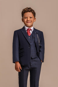 Cavani Caridi Navy 3 Piece Boys Suit