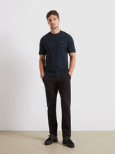 Load image into Gallery viewer, Farah Navy Waffle Tee F4KFG006 412