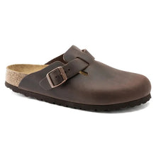 Load image into Gallery viewer, Birkenstock | Boston Mens Natural Oiled Leather Clog Sandals in Habanna Brown | 0860131