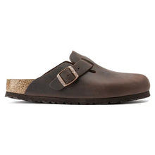 Load image into Gallery viewer, Birkenstock | Boston Mens Natural Oiled Leather Clog Sandals in Habanna Brown | 0860131