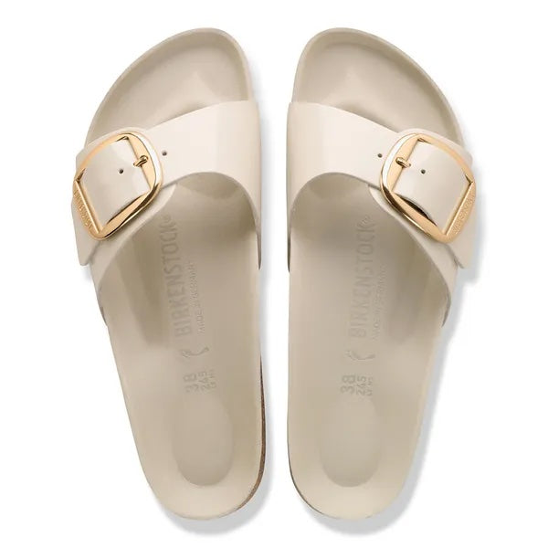Birkenstock Madrid Big Buckle High-Shine Oyster 1031823