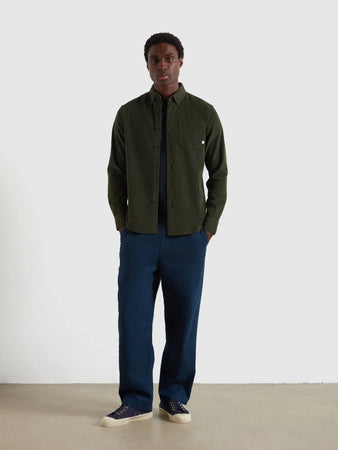 Farah Green Cord Overshirt f4wfe035 300