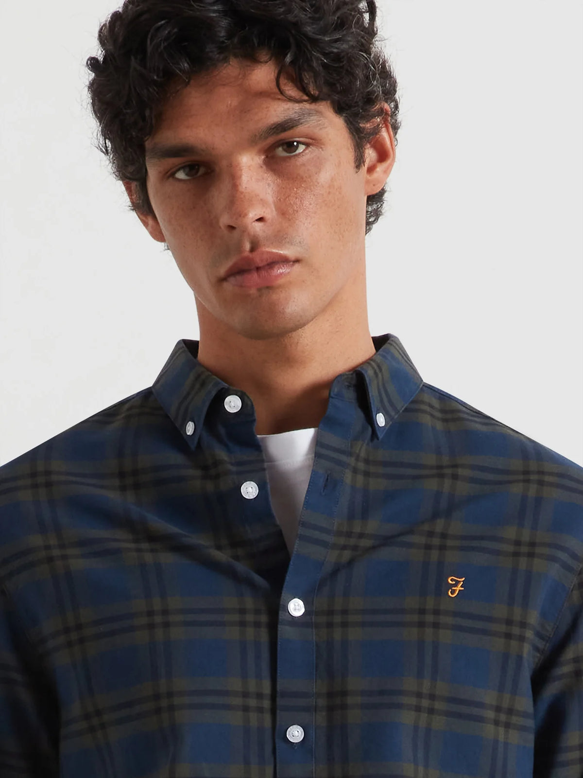 Farah Evergreen Check Shirt f4wff084 357