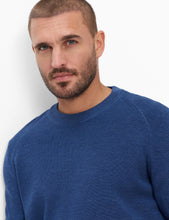 Load image into Gallery viewer, Brax Steel Blue Crew Knit 70-0539 Roy 25