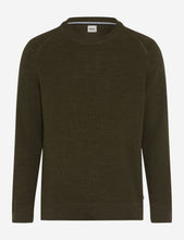 Load image into Gallery viewer, Brax Dark Jungle Green Crew Knit 70-0539 Roy 30
