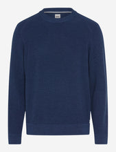 Load image into Gallery viewer, Brax Steel Blue Crew Knit 70-0539 Roy 25