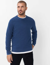 Load image into Gallery viewer, Brax Steel Blue Crew Knit 70-0539 Roy 25