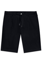 Load image into Gallery viewer, Bugatti Navy Cotton Linen Shorts 1949 16419E 380