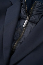 Load image into Gallery viewer, Bugatti | Stretch Fabric Coat in Navy with Insert | 626228 64084 390