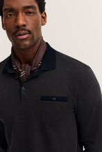 Load image into Gallery viewer, Bugatti Brown Long Sleeve Polo 8131 85081d 90