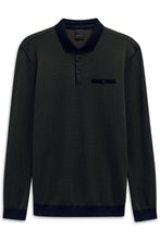 Load image into Gallery viewer, Bugatti Brown Long Sleeve Polo 8131 85081d 90