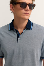 Load image into Gallery viewer, Bugatti Navy Printed Polo 8150 15103e 390