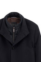 Bugatti Navy Wool Coat 821428 84203 390