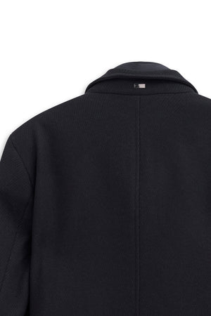 Bugatti Navy Wool Coat 821428 84203 390