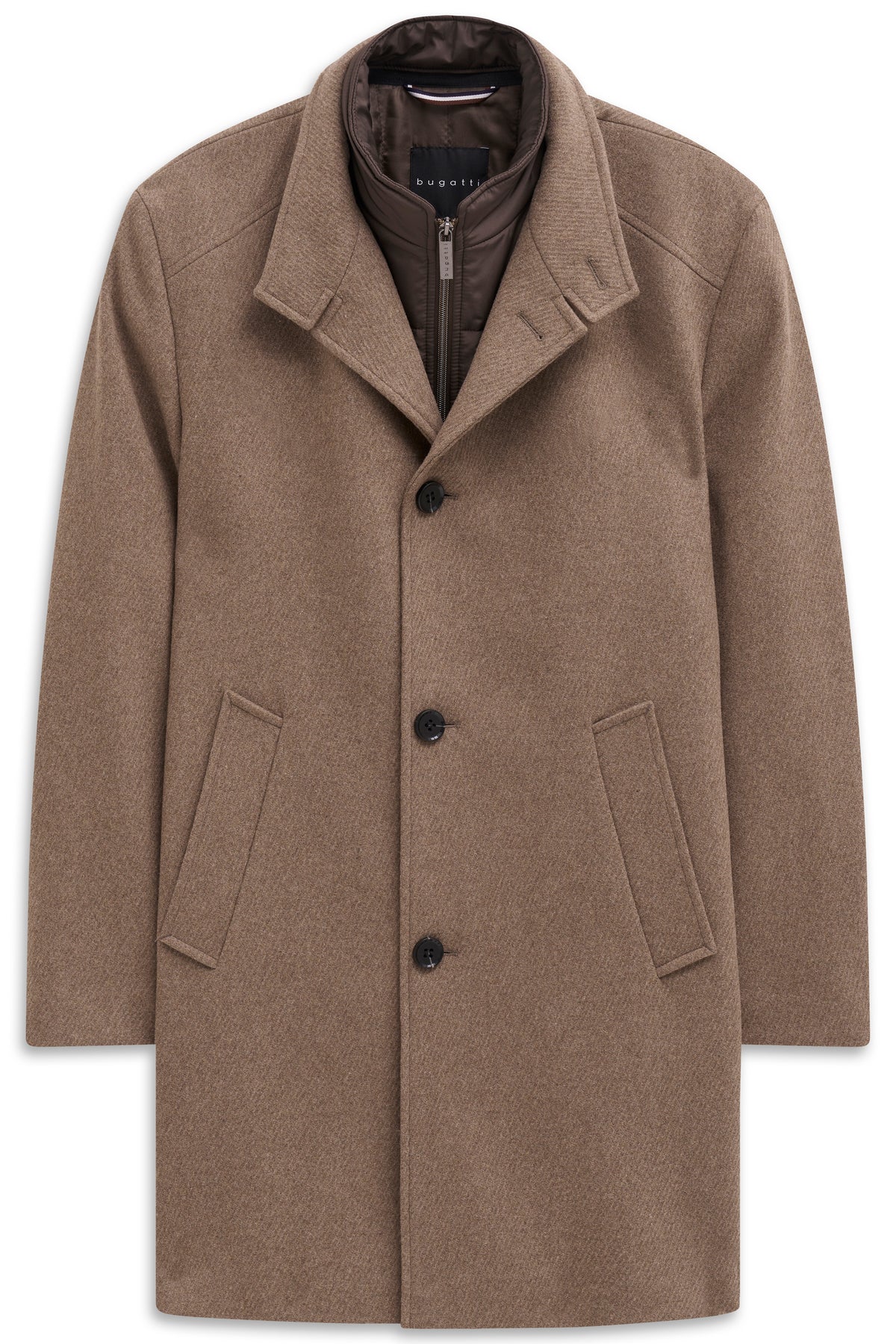 Bugatti Beige Wool Coat 821428 84203 050