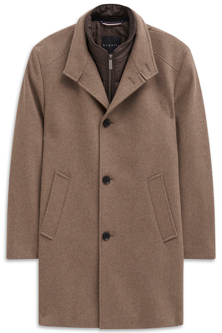 Bugatti Beige Wool Coat 821428 84203 050