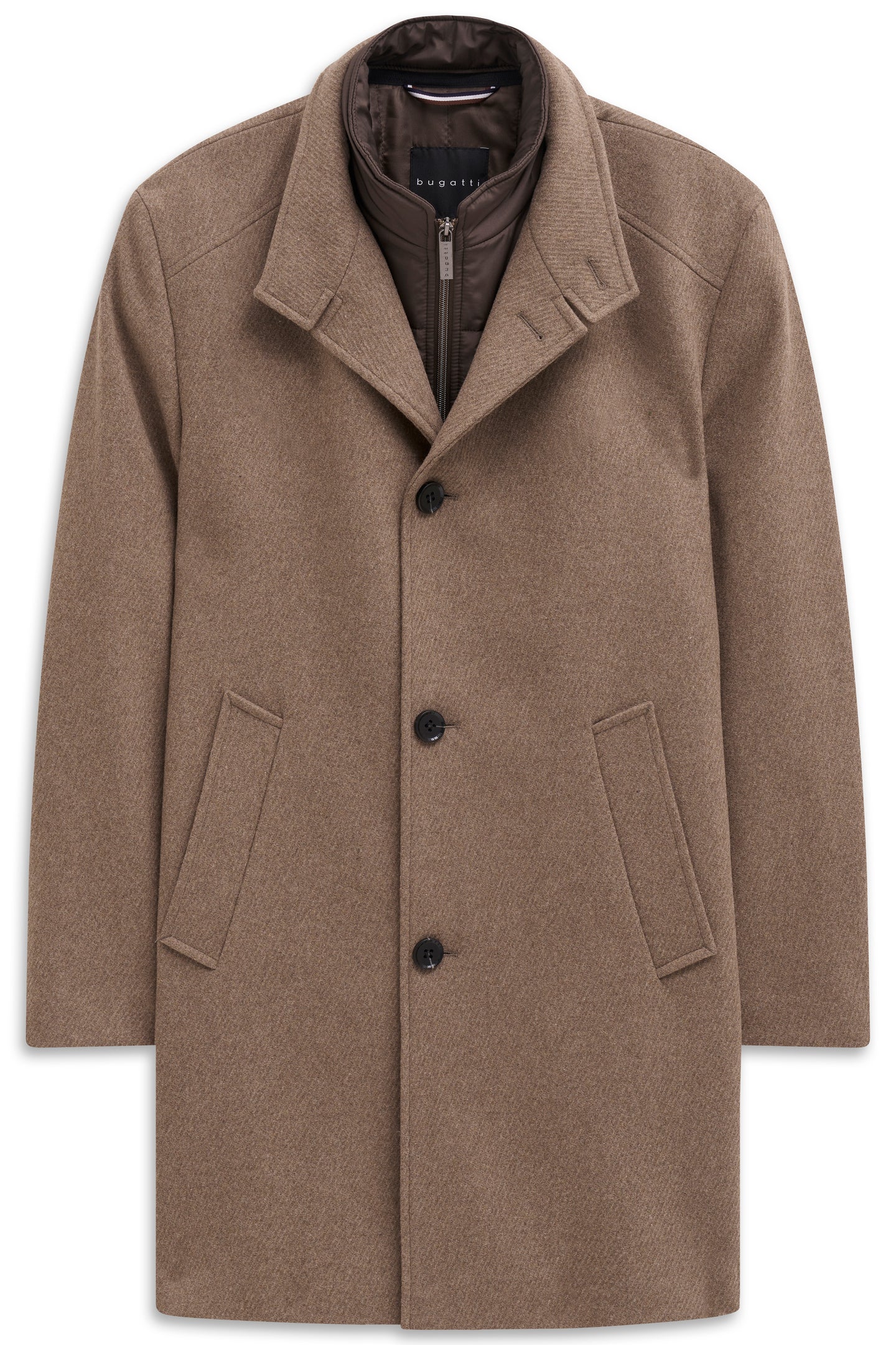 Bugatti Beige Wool Coat 821428 84203 050