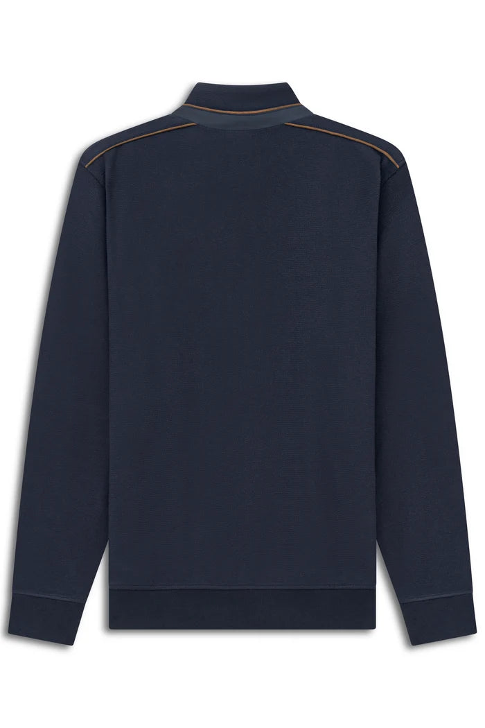 Bugatti Navy Zip Sweat 8500 25050f 390