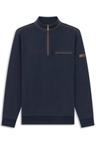 Bugatti Navy Zip Sweat 8500 25050f 390