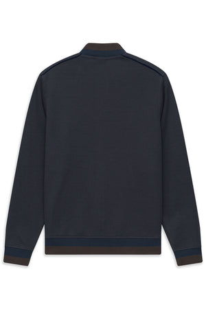 Bugatti Navy Brown Cardigan 8750 15140e 390
