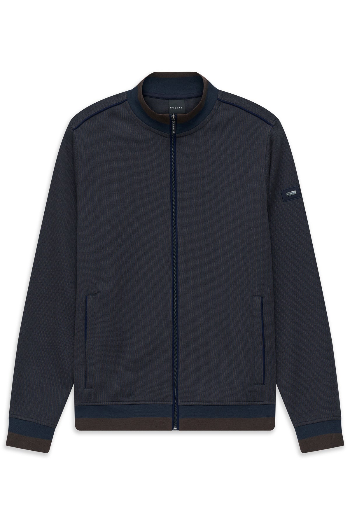 Bugatti Navy Brown Cardigan 8750 15140e 390