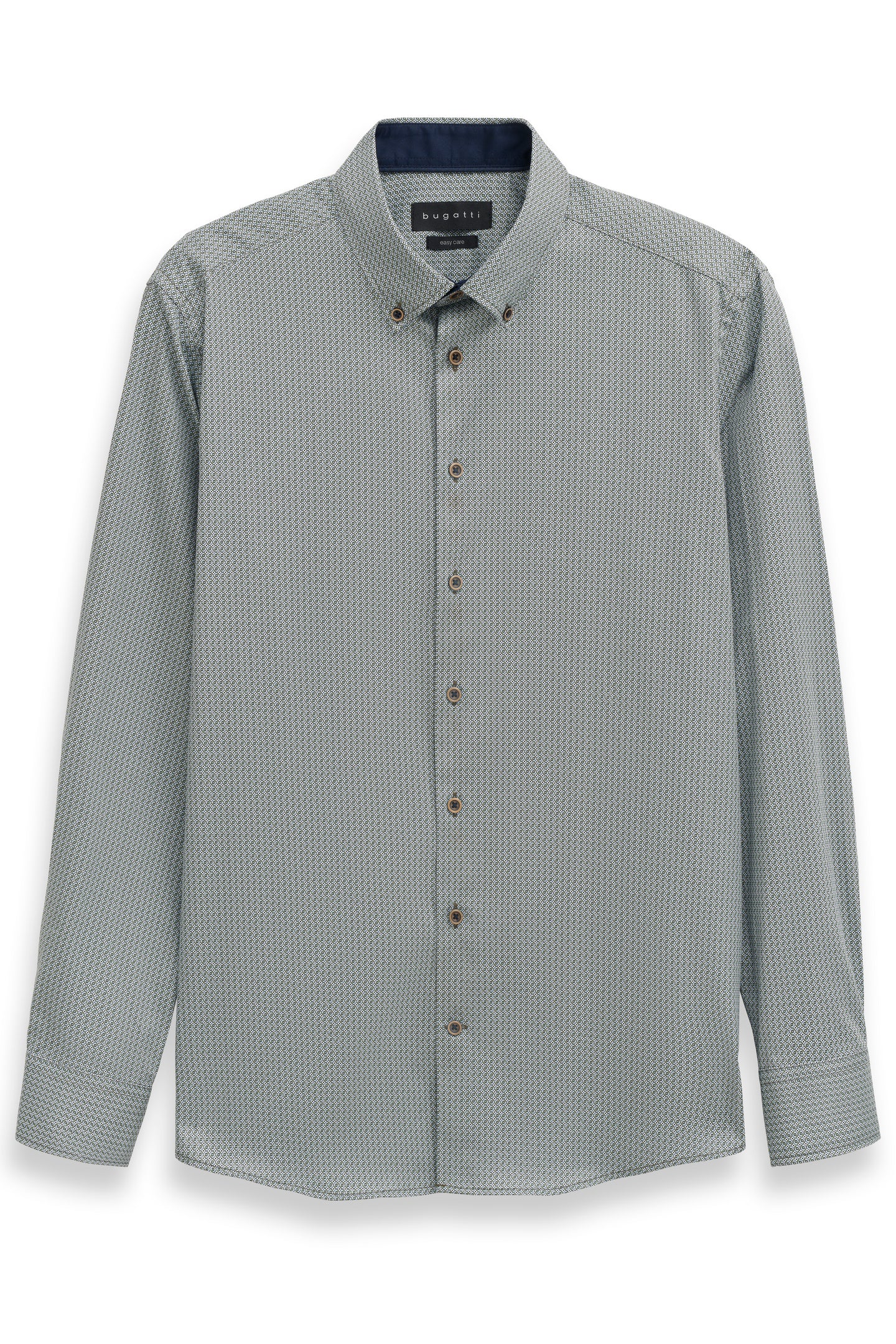 Bugatti Green Printed Shirt 9350 88518d 150