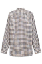 Load image into Gallery viewer, Bugatti Brown Blue Check Shirt 9350 88812d 40