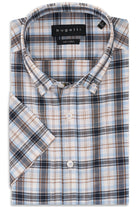 Bugatti Short Sleeve Check Shirt 9450 18337e 320