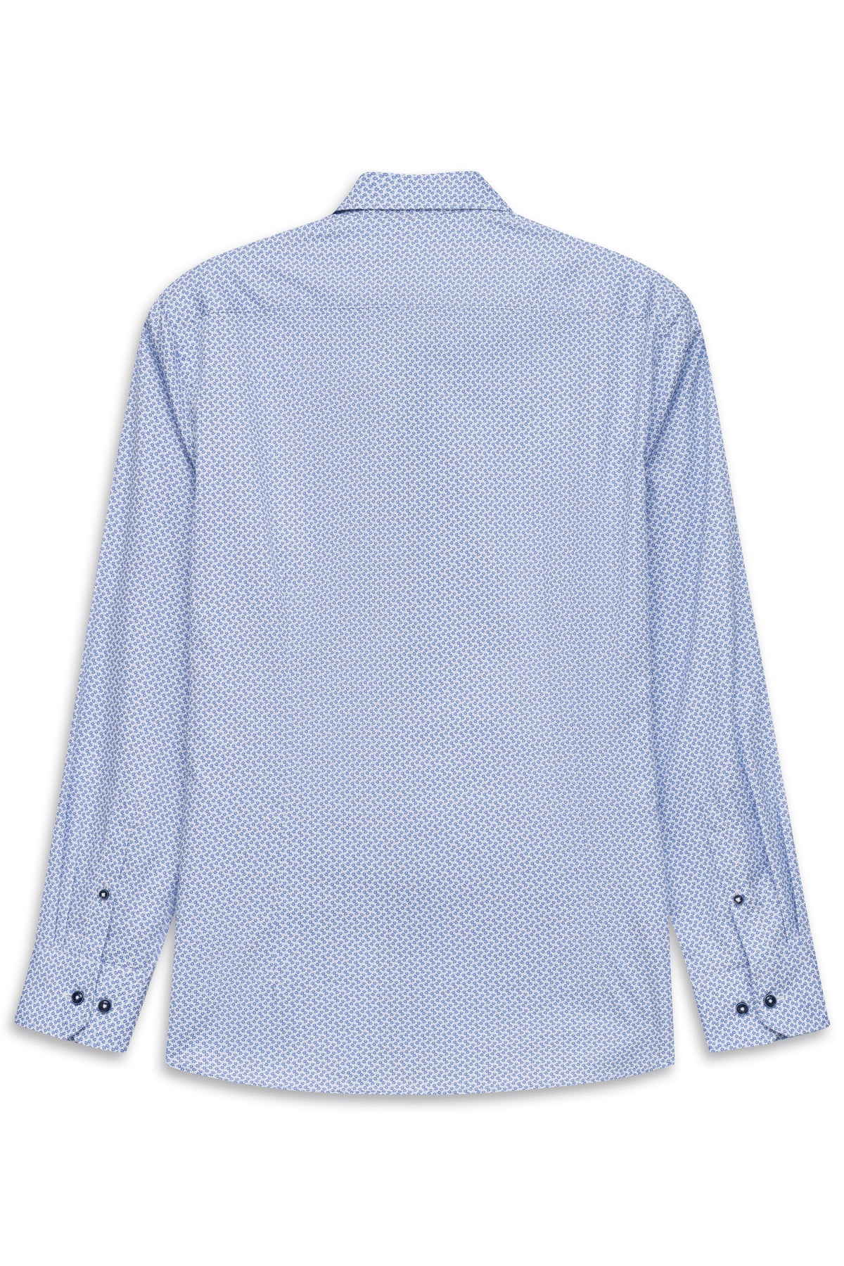 Bugatti Blue Printed Shirt 9750 18504e 370