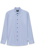 Bugatti Blue Printed Shirt 9750 18504e 370