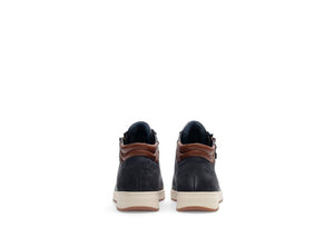 Ara | High Top Trainer Boots in Navy & Nuts | 12.24499.92