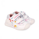 Biomecanics White Floral Girls Trainers 262102