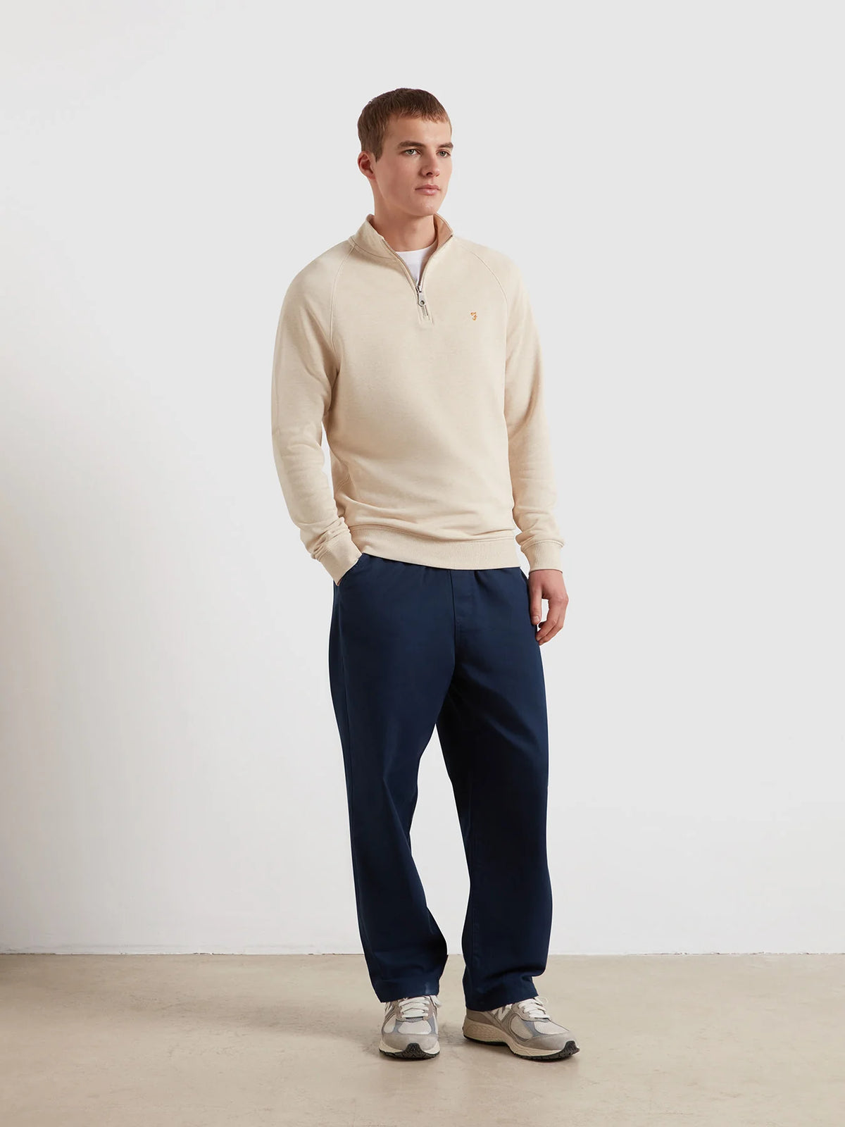 Farah Jim Birch Zip Sweat F4KSB073 266