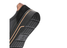 Load image into Gallery viewer, Ara | Sapporo Wide H Fit Lace &amp; Zip Trainers in Black &amp; Bronze | 12.27540.01