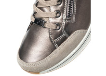 Load image into Gallery viewer, Ara | Osaka Wide H Fit Lace &amp; Zip Trainers in Metallic Beige | 12.54801.79