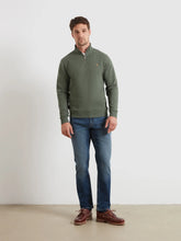 Load image into Gallery viewer, Farah Green Rosemary Marl Zip Sweat F4KFG056 315