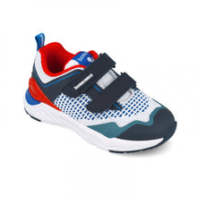 Load image into Gallery viewer, Biomecanics Boys Shoe Blue White 252270