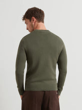 Load image into Gallery viewer, Farah | Shepard Cotton Crew Knit in Rosemary Green | F4GFG000 300