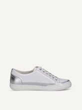 Load image into Gallery viewer, Caprice White Silver Trainers 9-23706