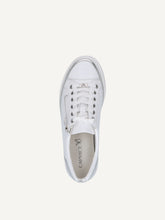 Load image into Gallery viewer, Caprice White Silver Trainers 9-23706
