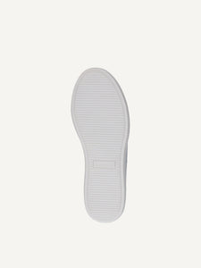 Caprice White Silver Trainers 9-23706