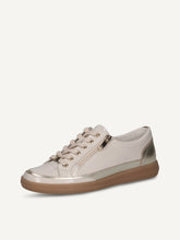 Load image into Gallery viewer, Caprice Cream Gold Trainers 9-23706