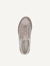 Load image into Gallery viewer, Caprice Cream Gold Trainers 9-23706