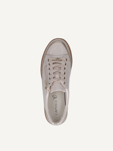 Caprice Cream Gold Trainers 9-23706
