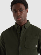 Load image into Gallery viewer, Farah Green Cord Overshirt f4wfe035 300