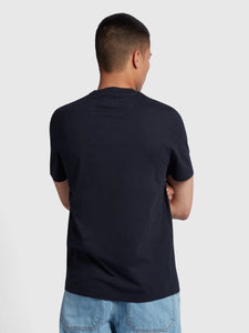 Farah | Danny Regular Fit Tee in Navy | F4KFD040 412