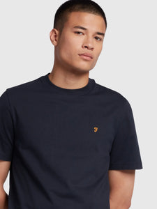 Farah | Danny Regular Fit Tee in Navy | F4KFD040 412